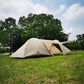 Camping Aluminum Pole Anti-Heavy Rain Water Family Tent Outdoor Equipment
