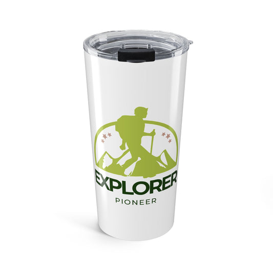 Explorer Pioneer 20oz Tumbler — Hiking Adventure Travel Mug