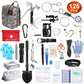 125-Pieces: Emergency Survival Gear Tactical for Outdoor Adventure