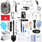 125-Pieces: Emergency Survival Gear Tactical for Outdoor Adventure