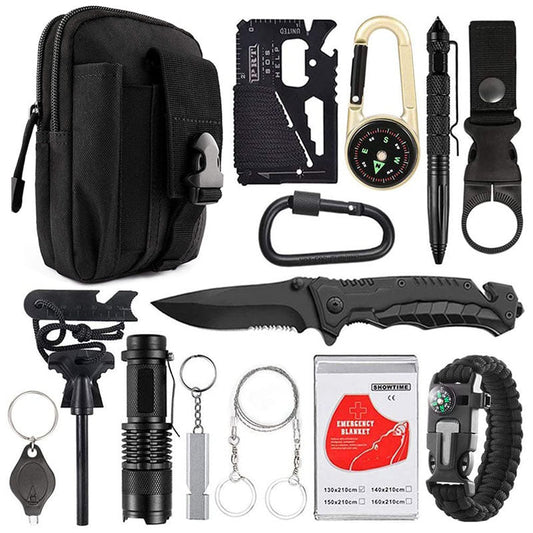 Outdoor Camping Multi Function Survival Tool SOS Emergency Gear