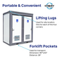 2 Private Mobile Shower Room