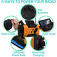 2000mAh NOAA Emergency Weather Radio Solar Power Bank Charger