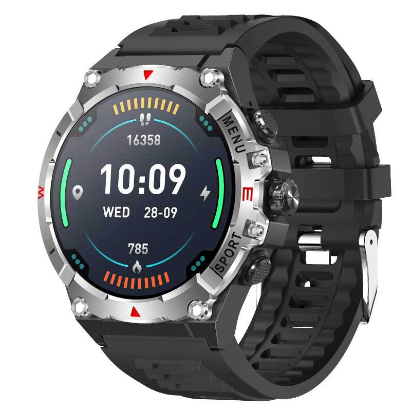 TG02 Outdoor GPS Smartwatch Altitude Compass Heart Rate Bluetooth