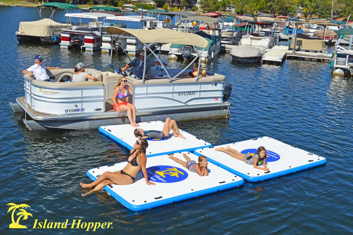 Island Buddy Inflatable Water Platform & Dock by Island Hopper