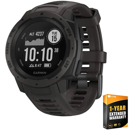 Garmin Instinct Rugged GPS Watch Heart Rate Compass Graphite