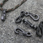 10 Pcs Paracord Carabiner Clips Mini Spring Hook Camping