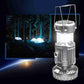 Portable LED Camping Lantern with Fan Solar Rechargeable Outdoor