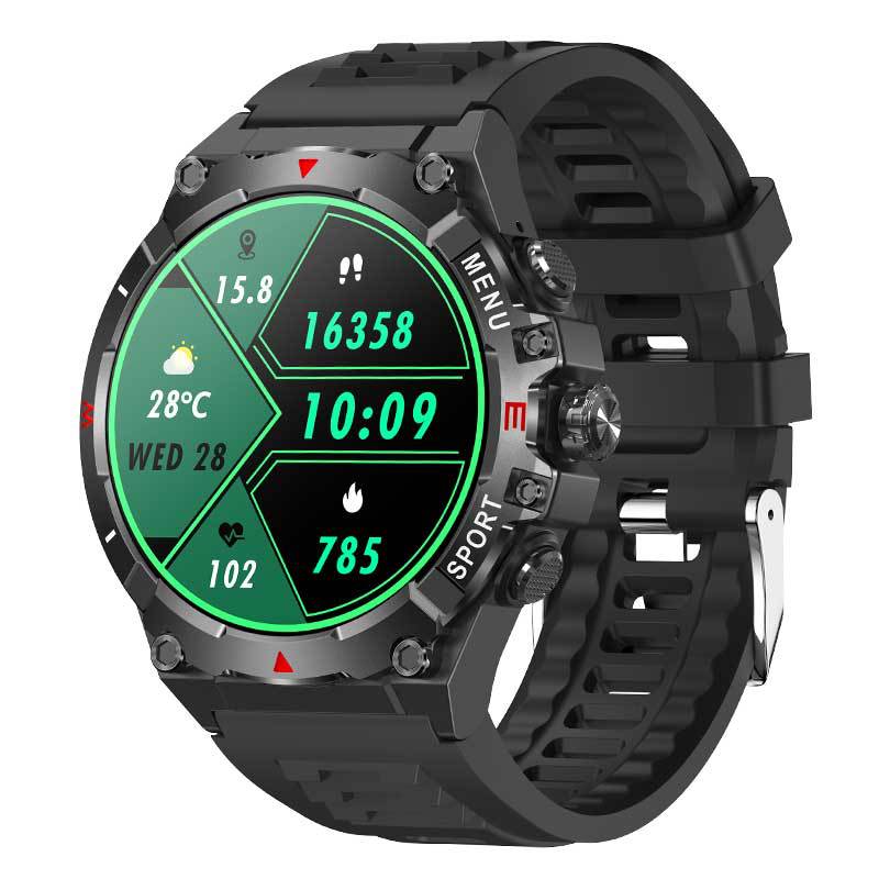 TG02 Outdoor GPS Smartwatch Altitude Compass Heart Rate Bluetooth