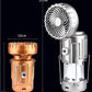 Portable LED Camping Lantern with Fan Solar Rechargeable Outdoor