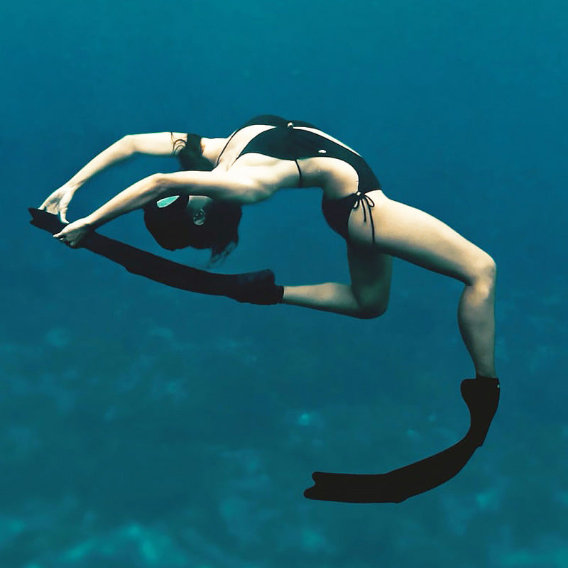 Professional Freediving Long Fins Anti Skid Snorkeling Spearfishing Gear