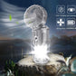 Portable LED Camping Lantern with Fan Solar Rechargeable Outdoor