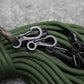 10 Pcs Paracord Carabiner Clips Mini Spring Hook Camping