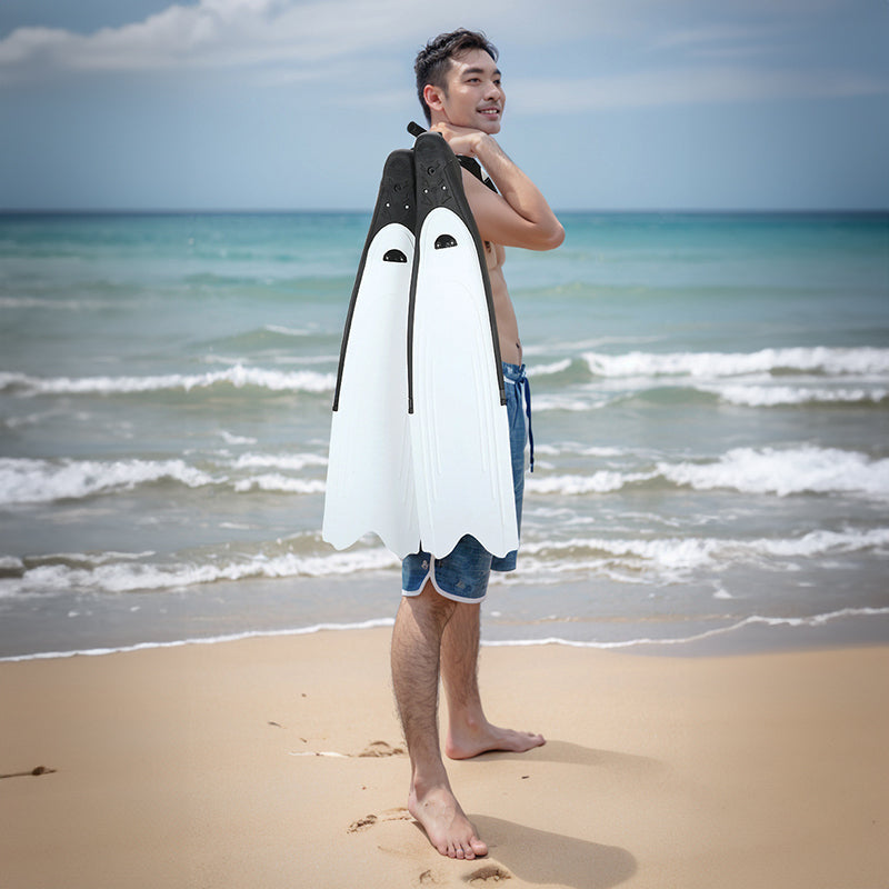 Professional Freediving Long Fins Anti Skid Snorkeling Spearfishing Gear