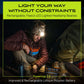 POWERCAP 3.0 Lighted Headlamp Fleece Beanies Rechargeable LED - 150 Lumens