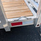 Silver Ox 7x14 Aluminum Tandem Axle Trailer – Side ATV Ramps | AAA Trailer
