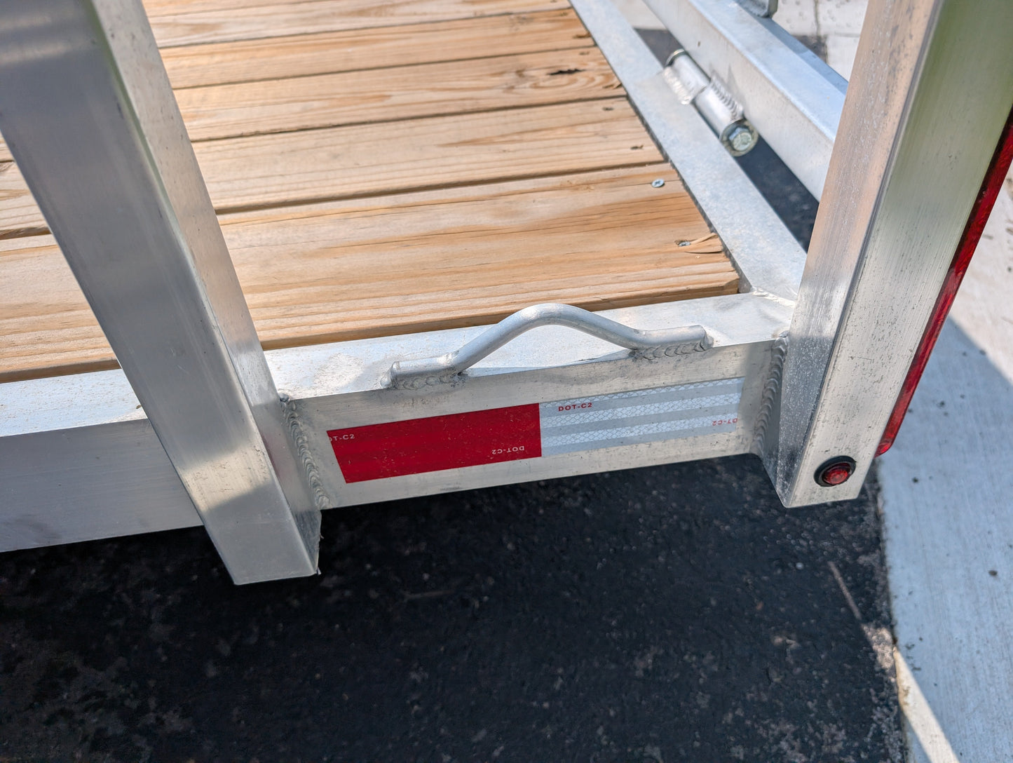 Silver Ox 7x14 Aluminum Tandem Axle Trailer – Side ATV Ramps | AAA Trailer