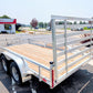 Silver Ox 7x14 Aluminum Tandem Axle Trailer – Side ATV Ramps | AAA Trailer