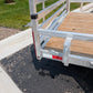 Silver Ox 7x14 Aluminum Tandem Axle Trailer – Side ATV Ramps | AAA Trailer