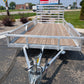 Silver Ox 7x14 Aluminum Tandem Axle Trailer – Side ATV Ramps | AAA Trailer
