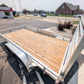 Silver Ox 7x14 Aluminum Tandem Axle Trailer – Side ATV Ramps | AAA Trailer