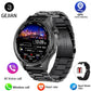 2025 Men GPS Smartwatch AMOLED Bluetooth Call NFC Waterproof