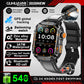 2025 GPS Smartwatch Military Compass Flashlight Waterproof Sports BT Call