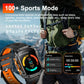 2025 GPS Smartwatch Military Compass Flashlight Waterproof Sports BT Call