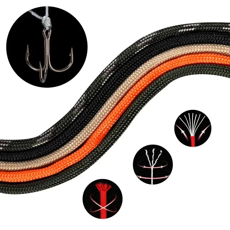 7 Core 550 Paracord Rope 4mm Polyester Survival Camping