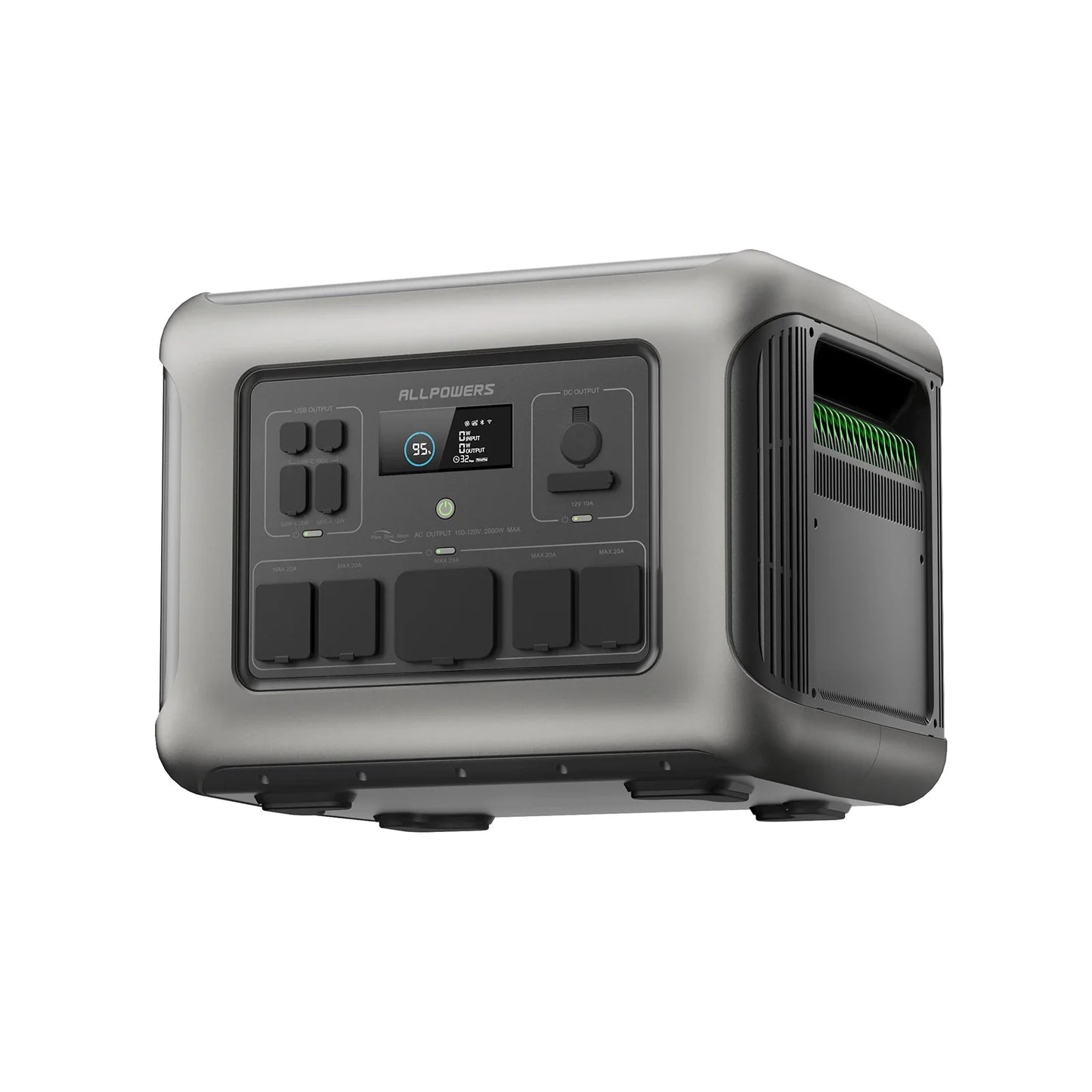 Portable Power Station R600 299Wh LiFePO4 Battery Dual AC