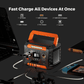 Portable 200W Solar Generator Power Station with Multiple Outputs
