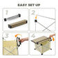 Lightweight Foldable Aluminum Table with Storage Bag