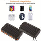 USB Portable Charger 10000mAh Solar Power Bank for Cell Phone and Laptops