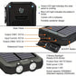 USB Portable Charger 10000mAh Solar Power Bank for Cell Phone and Laptops